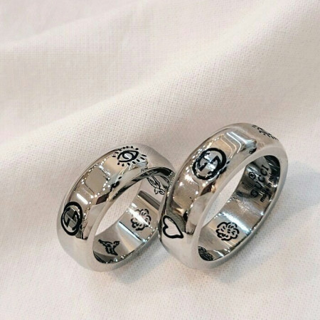 GUC*I   블라인드 포 러브 스틸 반지