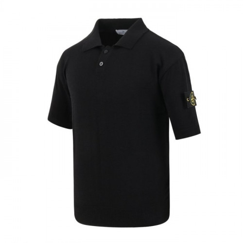 STONE ISLA*D  10컬러  린넨 카라니트