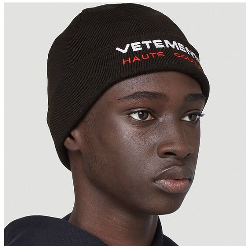 VETEMENTS 베트멍 엠브로이드 비니