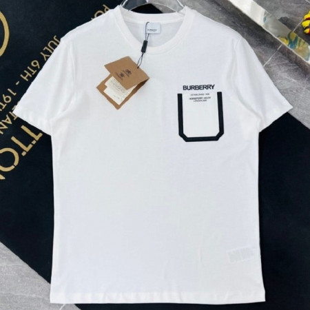 버*리   포켓로고 면실크 라운드