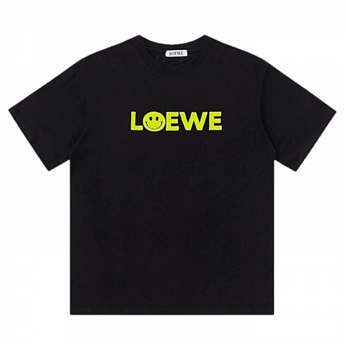 LOEWE 스마일 자수 반팔티셔츠