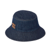 MIUMIU 데님 버킷햇 자수패치 로고 버킷햇