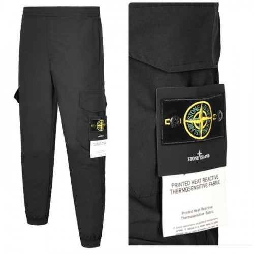 24S/S 스톤 아일*드   여름시즌 쿨원단 스톤 패치 팬츠