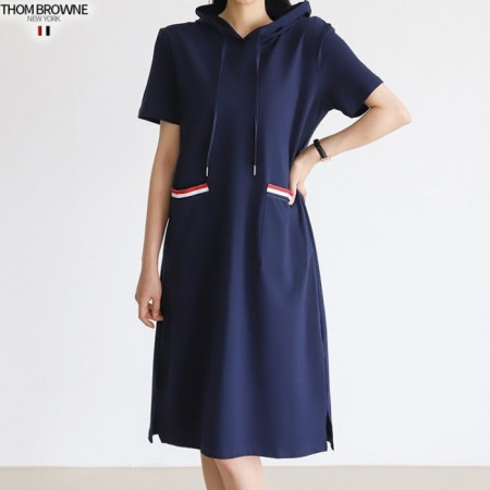 THOMBROW*E  24SS  후드 원피스