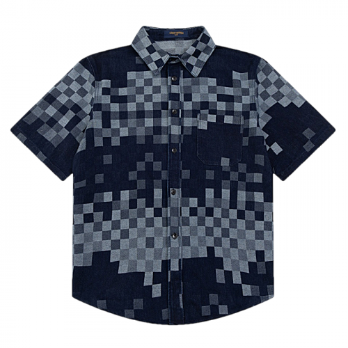 LOUIS VUITTON 다미에 숏슬리브 오버셔츠