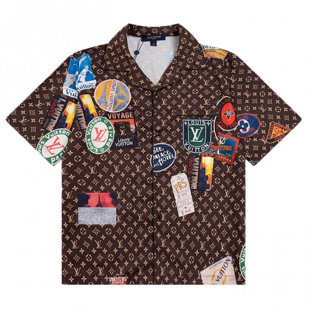 LOUIS VUITTON 로고 LV 숏슬리브 셔츠