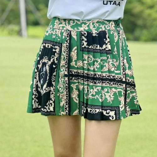 UT*A   블렌드 버킹엄 쇼트 스커트  (WOMEN)