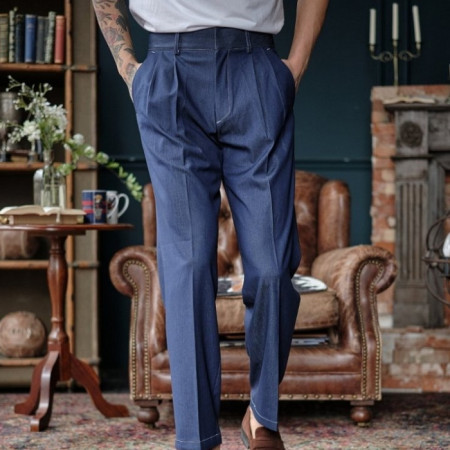 GUC*I   페이크 데님 청바지