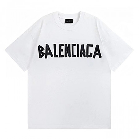 발렌시*가 BALENCIAGA 테이프 모노드 티셔츠
