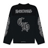 크롬*츠 Chrome hearts 바시티로고드 메쉬 롱슬리브