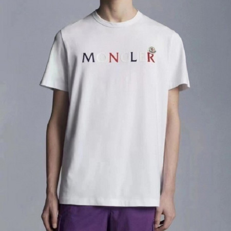 몽클*어   레터링로고 라운드 티셔츠