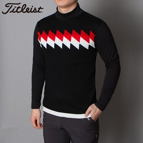 타타 아가일 배색 폴라티