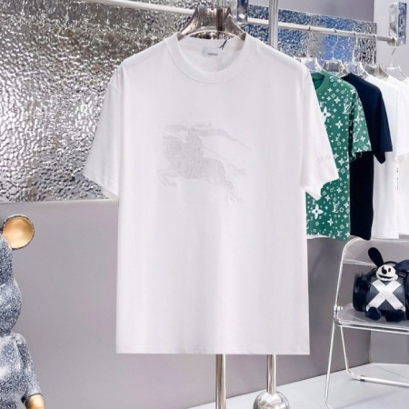 버*리   2024 프로섬 로고자수 워싱 티셔츠