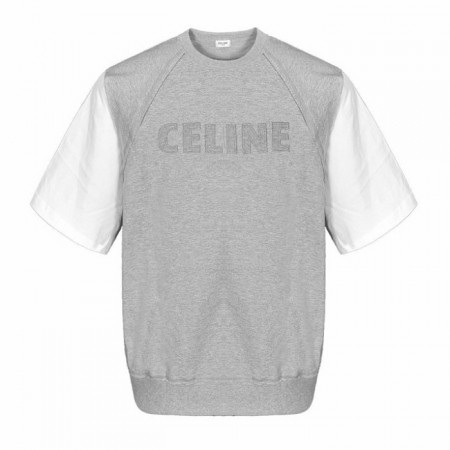 CELI*E   로고자수 레이어드 라운드 (오버핏수입)