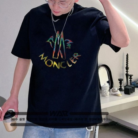MONCL*R   물감 로고 티셔츠