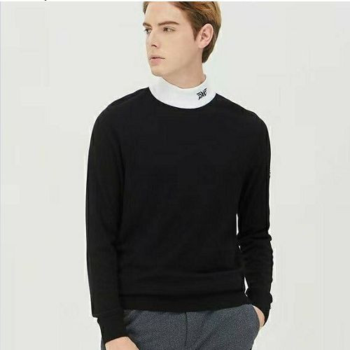 PX* 맨즈 컬러 블럭 터틀넥 티셔츠