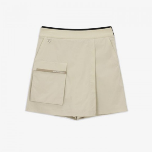 사우스케*프   여성 랩 아웃 포켓 숏츠