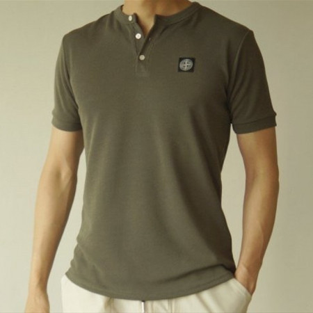 스톤 아일*드    머슬 버튼 티셔츠