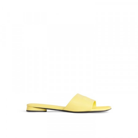 BALENCIAGA 여성 듀티 프리 샌들 - 옐로우