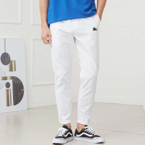 버*리   기사자수 코튼 스윔 팬츠