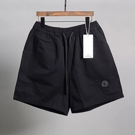 몽클*어   블랙와펜 5부 팬츠