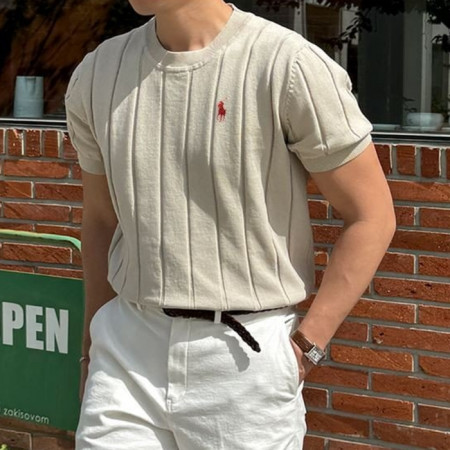 폴로 랄프*렌   19575_PL 레드자수 머슬 라운드 워셔블 니트