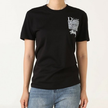 DI*R x 스투시   콜라보 반팔 티셔츠