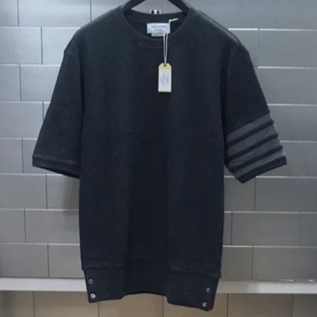 톰브*운   4BAR 와플 반팔 티셔츠