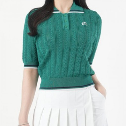 MALB*N   케이블 카라 반팔