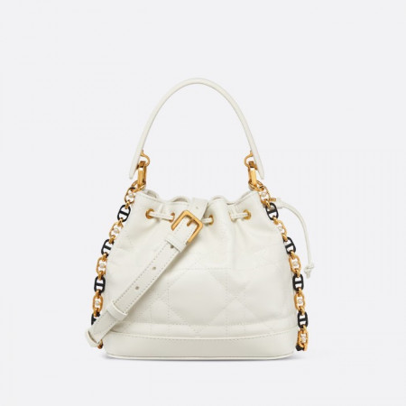 DIOR Dior Jolie 스몰 버킷백 - 라떼