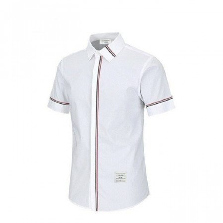 톰브*운   프리미엄 사선 포인트 반팔 셔츠