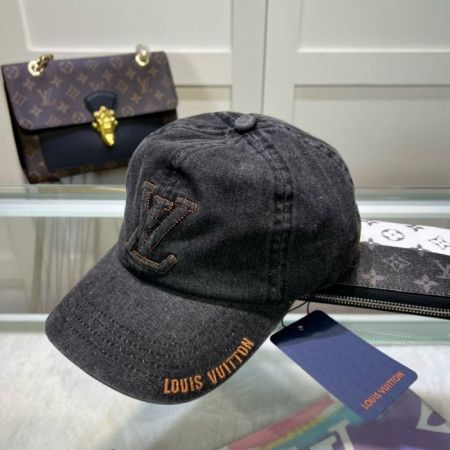 LV 루이*통   수입 데님 워싱 볼캡