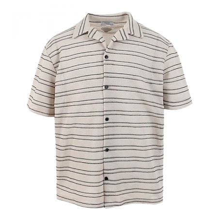 PRADA 스프라이트 펀칭 시스루 니트카라 가디건