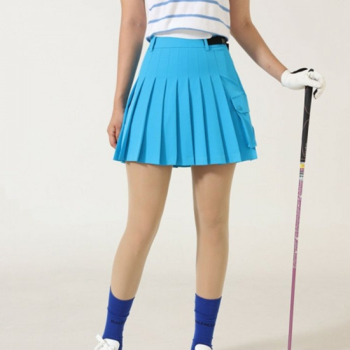 지*어   우먼 플리츠 랩 스커트