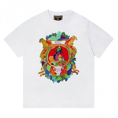 FENDI x VERSACE 크레스킷 티셔츠