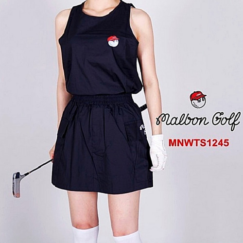 MALBON 버킷 민소매 치마바지 셋업 SET