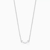 TIFFANY & CO. Tiffany T 스마일 펜던트 미니 - 화이트 골드