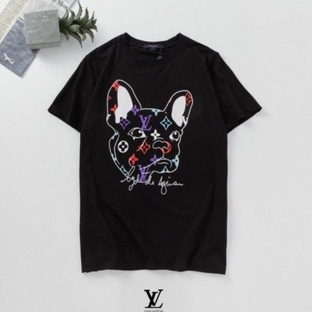 루이*통   반팔티셔츠, 프렌치불독 프레쉬 섬머 반팔티