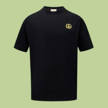 GUC*I   골드 마몬트자수 반팔티