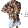 VALENTI*O   ICE FLOWER SHIRT