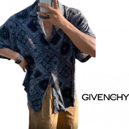 GIVENC*Y   아이스 페이즐리 오버셔츠