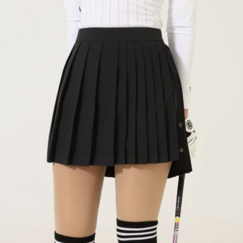 랑방 *랑   우먼 울 블랜드 플리츠 스커트