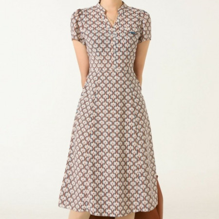 DI*R   V넥 원피스