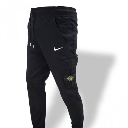 스톤 아일*드   41251_ST x NK 린넨 스판  카고  조거 밴딩팬츠