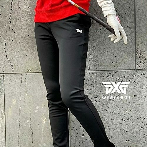 (국내배송) PX* GOLF 베이직 배색 하드텐션 기모팬츠