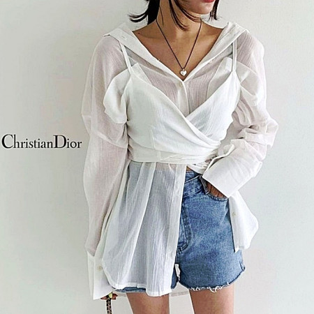 DIOR 시크 뷔스티에 블라우스