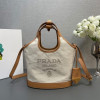 PRADA P린넨 토트백