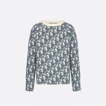 DIOR Dior Oblique 스웨터 - 화이트 버진