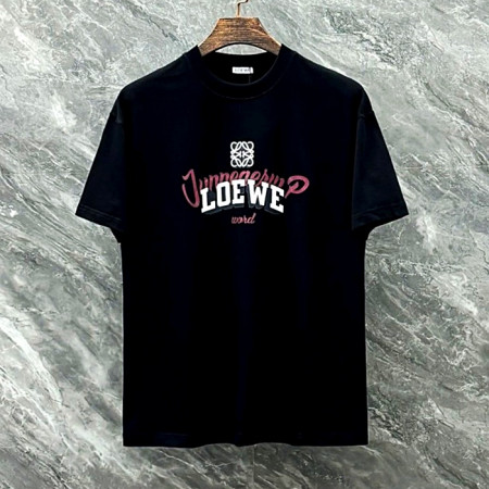 LOEWE  라피아 프린팅 반팔티셔츠