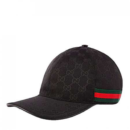 GUCCI  GG 슈프림 웹 블랙 볼캡